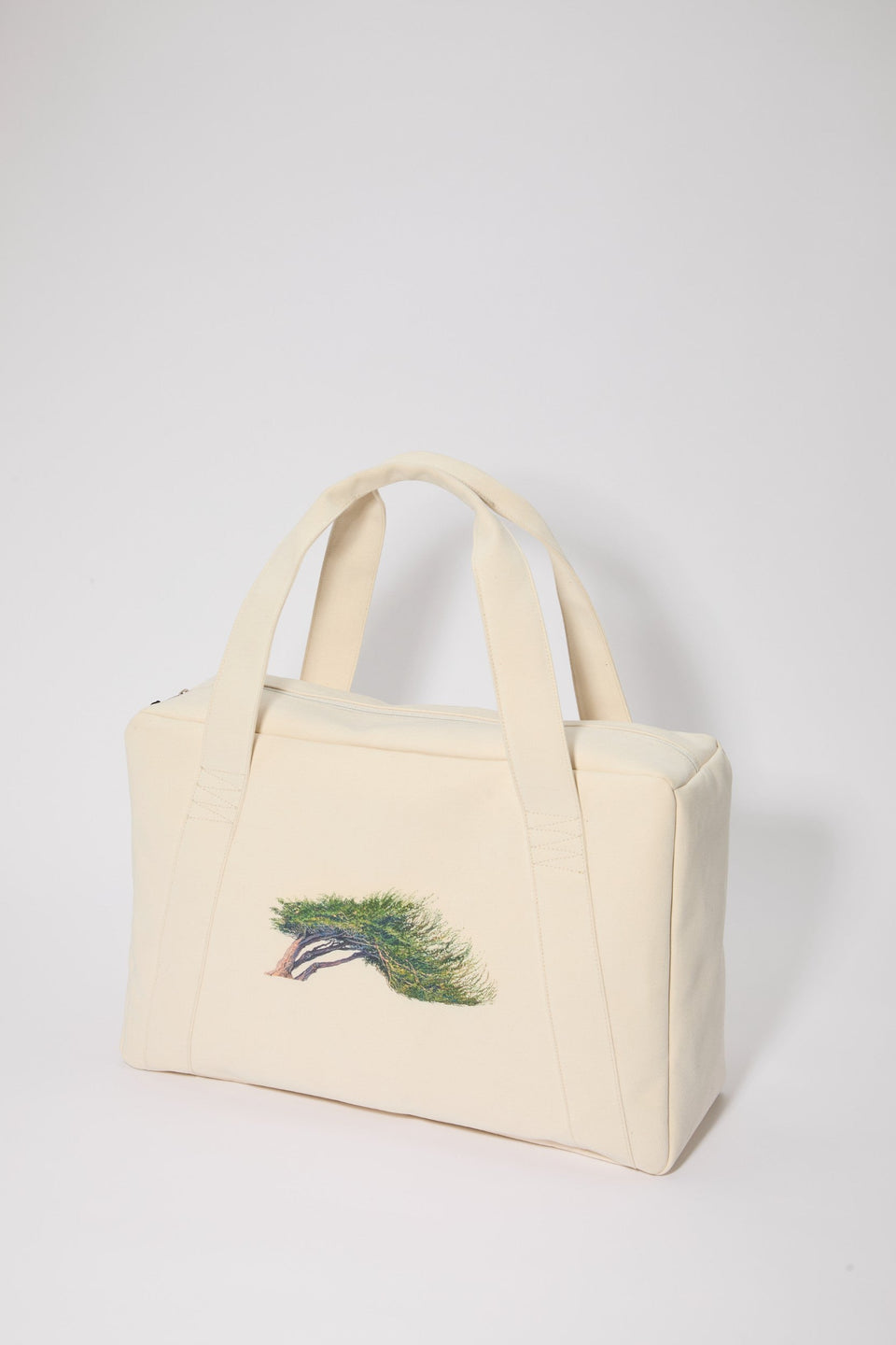 Syera Cypress Heavy Ecru Tote Bag